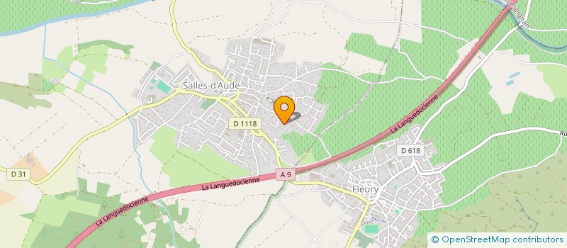 localisation de l'entreprise PLOMBERIE FARELLA JEAN-PIERRE  SALLES-D'AUDE