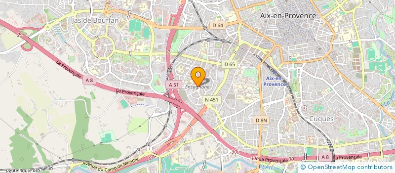 localisation de l'entreprise PLOMBERIE FLUIDE à AIX-EN-PROVENCE