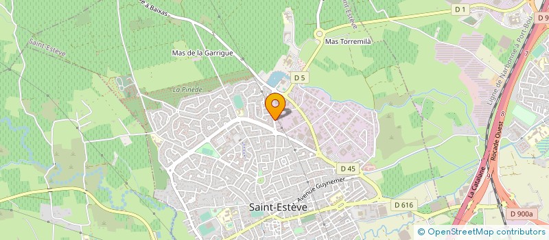 localisation de l'entreprise PLOMBERIE FRONTERA  SAINT-ESTEVE