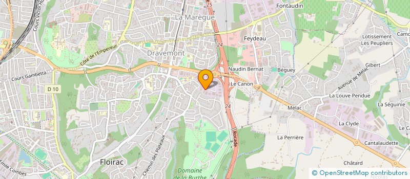 localisation de l'entreprise PLOMBERIE GENIE CLIMATIQUE à FLOIRAC