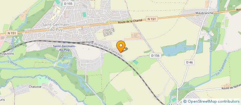 localisation de l'entreprise PLOMBERIE GERMINOISE  SAINT-GERMAIN-DU-PUY