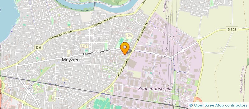 localisation de l'entreprise PLOMBERIE HUGO  MEYZIEU