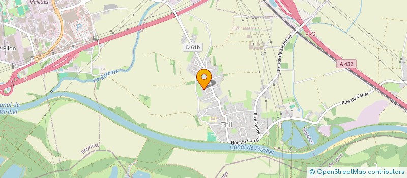 localisation de l'entreprise PLOMBERIE JEROME  THIL