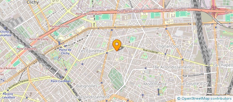 localisation de l'entreprise PLOMBERIE LAMY à PARIS