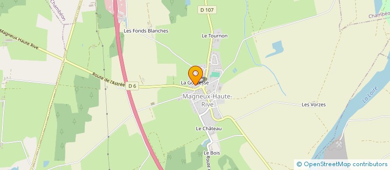 localisation de l'entreprise PLOMBERIE LAVAURE  MAGNEUX-HAUTE-RIVE
