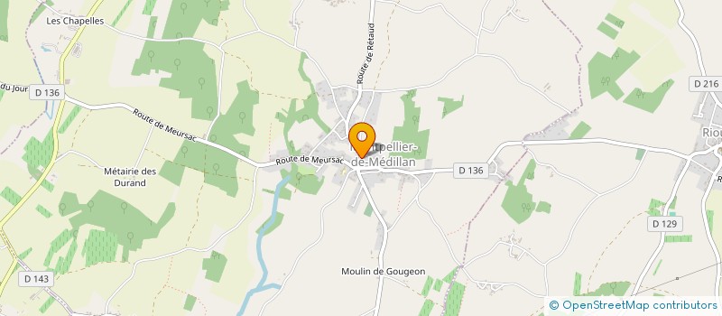 localisation de l'entreprise PLOMBERIE MN  MONTPELLIER-DE-MEDILLAN