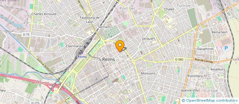 localisation de l'entreprise PLOMBERIE MORONVAL  REIMS