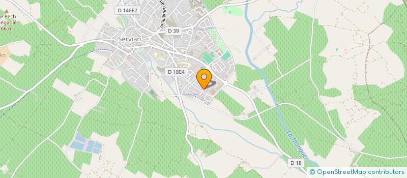localisation de l'entreprise PLOMBERIE OCCITANE à SERVIAN