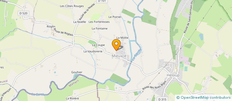 localisation de l'entreprise PLOMBERIE ORNAISE à HELOUP