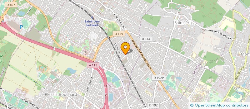 localisation de l'entreprise PLOMBERIE PLISSON  SAINT-LEU-LA-FORET