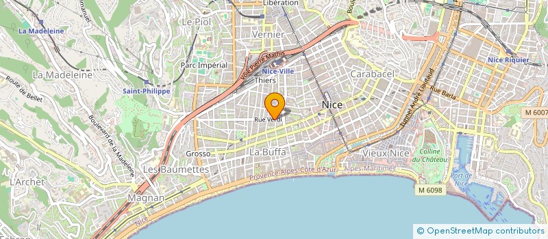 localisation de l'entreprise PLOMBERIE POUR L'EQUIPEMENT DU BATIMENT à NICE