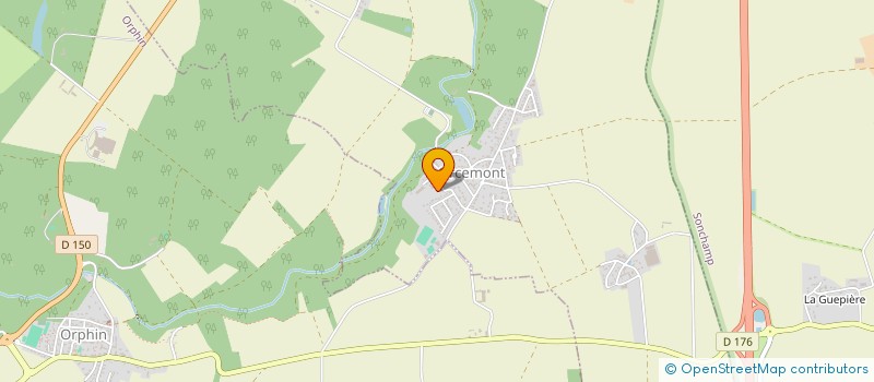 localisation de l'entreprise PLOMBERIE RAMBOLITAINE  ORCEMONT