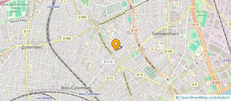 localisation de l'entreprise PLOMBERIE RAPIDE 92 à ASNIERES-SUR-SEINE