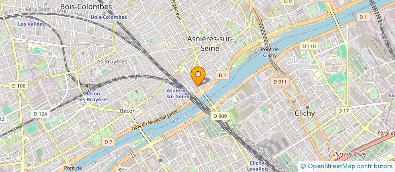 localisation de l'entreprise PLOMBERIE-RENOV à ASNIERES-SUR-SEINE