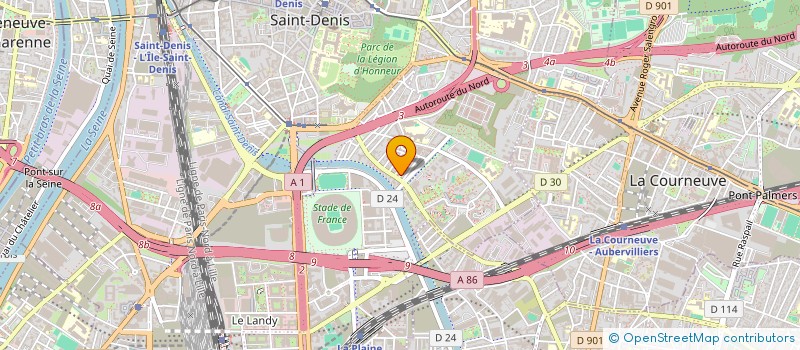 localisation de l'entreprise PLOMBERIE RENOVATION BATIMENT à SAINT-DENIS