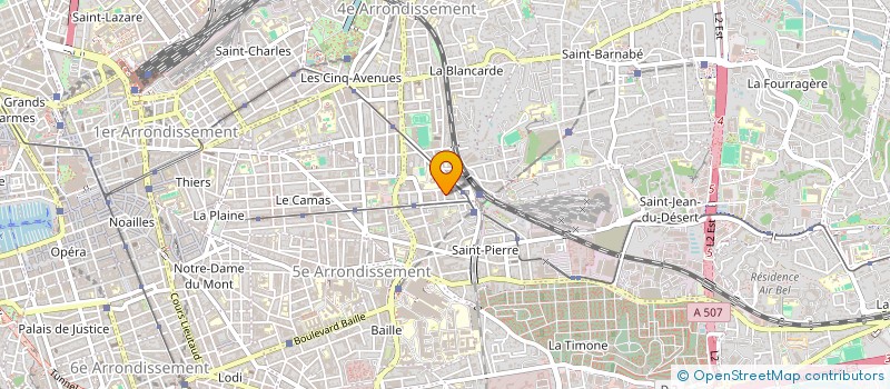localisation de l'entreprise PLOMBERIE SANITAIRE DU SUD à MARSEILLE