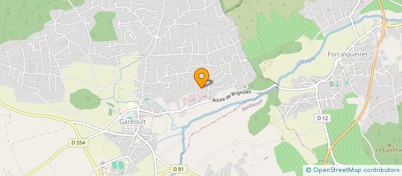 localisation de l'entreprise PLOMBERIE SERVICE  ROCBARON