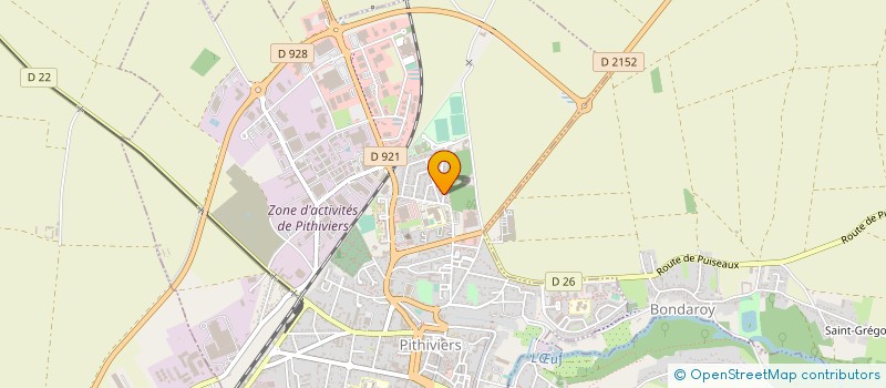 localisation de l'entreprise PLOMBERIE SERVICES - ENERGIES NOUVELLES à PITHIVIERS