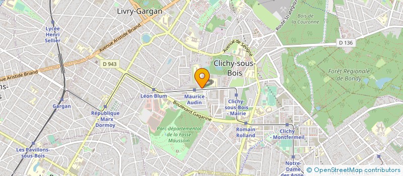 localisation de l'entreprise PLOMBERIE SID à CLICHY-SOUS-BOIS