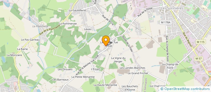 localisation de l'entreprise PLOMBERIE SURGET  PONT-SAINT-MARTIN