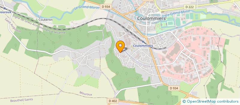 localisation de l'entreprise PLOMBERIE TRADITIONNELLE DA SILVA à COULOMMIERS