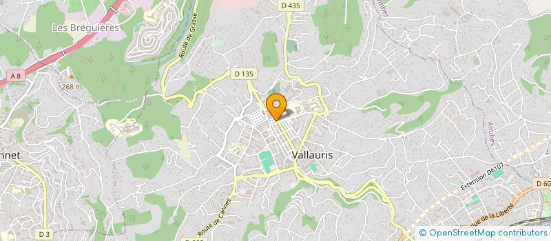 localisation de l'entreprise PLOMBERIE VALLAURIS à VALLAURIS