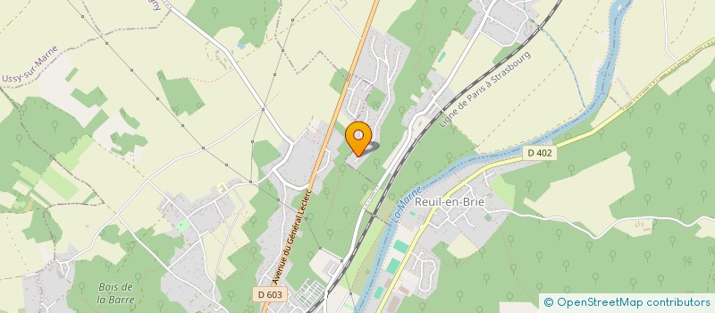 localisation de l'entreprise PLOMBERIE VENTILATION CLIMATISATION  CHAMIGNY