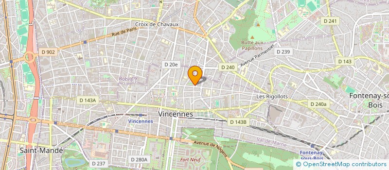 localisation de l'entreprise PLOMBERIE VINCENNOISE à VINCENNES