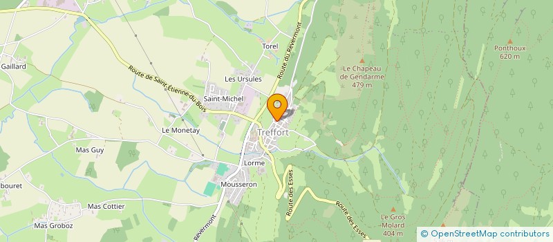 localisation de l'entreprise PLOMBERIE ZINGUERIE CHAUFFAGE HARTZ à VAL-REVERMONT