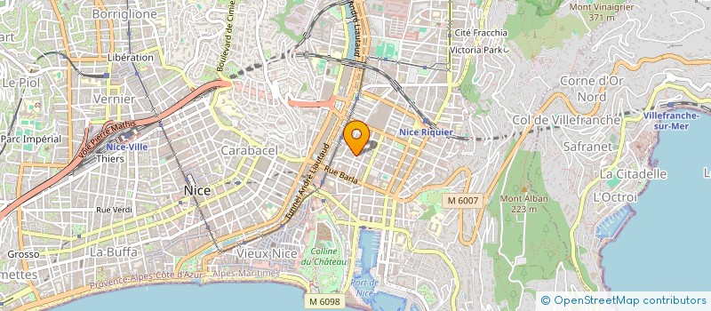 localisation de l'entreprise PLOMBERIE-ZINGUERIE COTTO à NICE