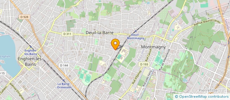 localisation de l'entreprise PLOMBERIEXPRESS  DEUIL-LA-BARRE