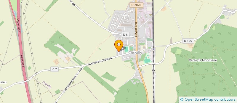 localisation de l'entreprise PLOMBIER DE FRANCE à CHEVILLY