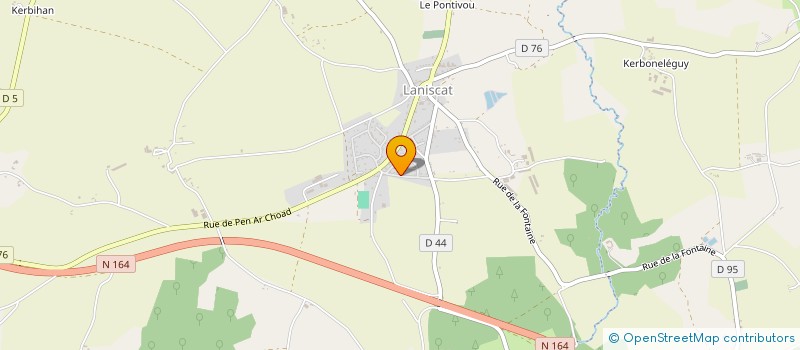 localisation de l'entreprise PLOMBIER ELECTRICIEN DU KREIZH BREIZH à BON REPOS SUR BLAVET