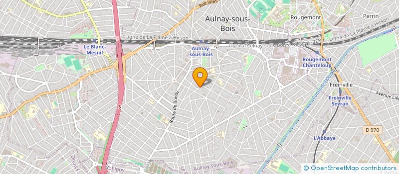 localisation de l'entreprise PLOMBIER PRIVE à AULNAY-SOUS-BOIS