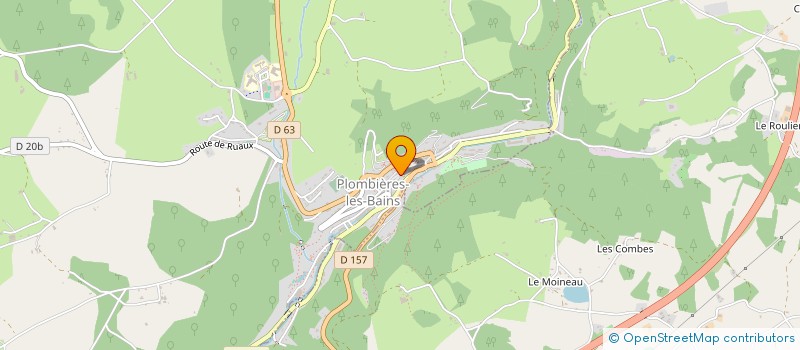 localisation de l'entreprise PLOMBIERES EVASION  PLOMBIERES-LES-BAINS