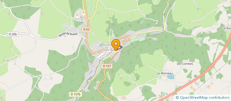 localisation de l'entreprise PLOMBIERES HYGIENE ET SANTE à PLOMBIERES-LES-BAINS