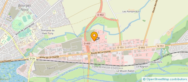 localisation de l'entreprise PLOMBIERS DU BERRY  SAINT-GERMAIN-DU-PUY