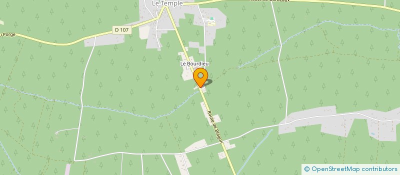 localisation de l'entreprise PLOMBIERS DU MEDOC  LE TEMPLE