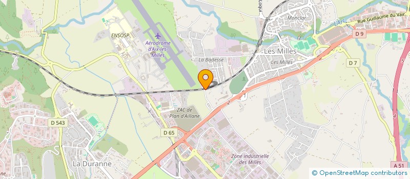 localisation de l'entreprise PLOMBIERS DU MIDI  AIX-EN-PROVENCE