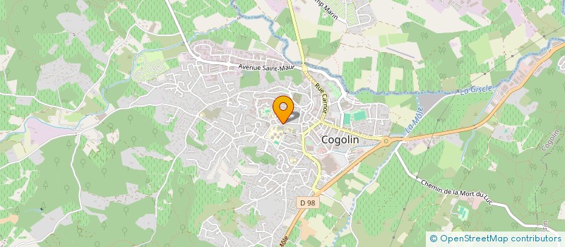 localisation de l'entreprise PLOMBIERS DU SUD  COGOLIN