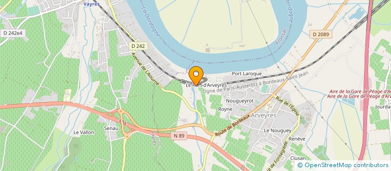 localisation de l'entreprise PLOMBY à ARVEYRES