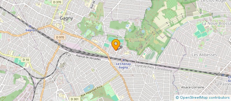 localisation de l'entreprise PLOMBYTHERM à GAGNY