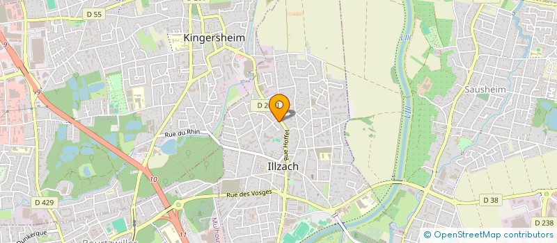 localisation de l'entreprise PLOMEUS à ILLZACH
