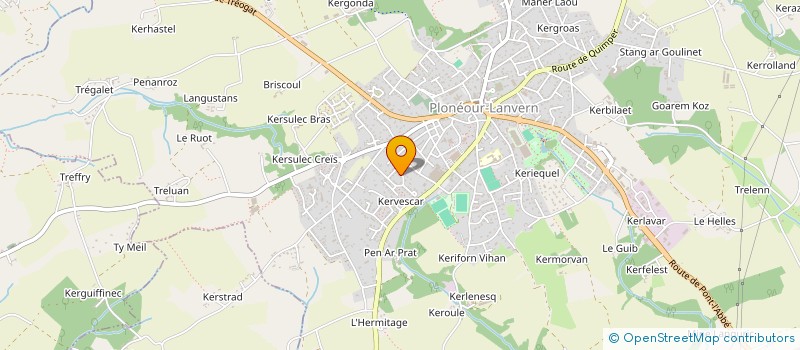 localisation de l'entreprise PLON' EN SCENE  PLONEOUR-LANVERN