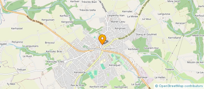 localisation de l'entreprise PLONEOUR LANVERN TENNIS DE TABLE  PLONEOUR-LANVERN