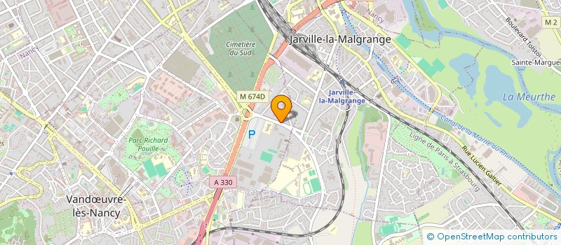 localisation de l'entreprise PLONGE ET T'ES TOI  VANDUVRE-LES-NANCY