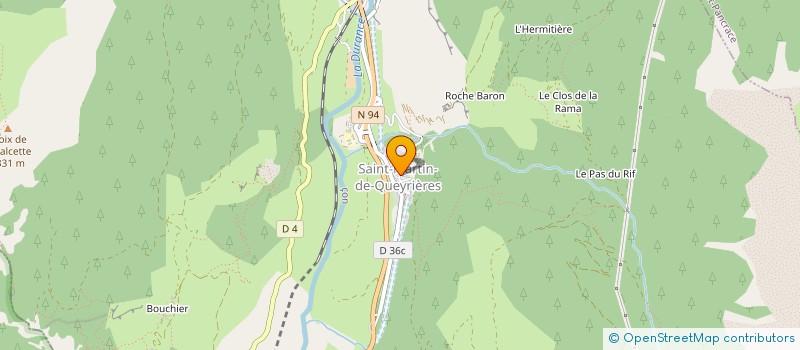localisation de l'entreprise PLONGEE CLUB DES ECRINS à L'ARGENTIERE-LA-BESSEE