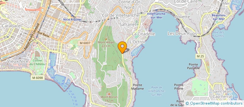localisation de l'entreprise PLONGEE CLUB NAUSICA A NICE à VILLEFRANCHE-SUR-MER