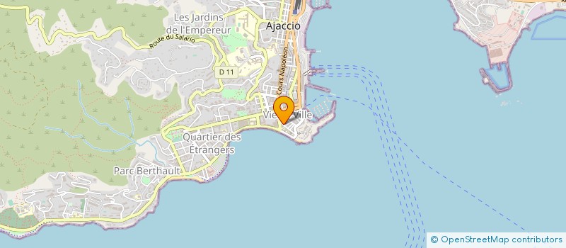 localisation de l'entreprise PLONGEE GRAND BLEU CORSE à AJACCIO