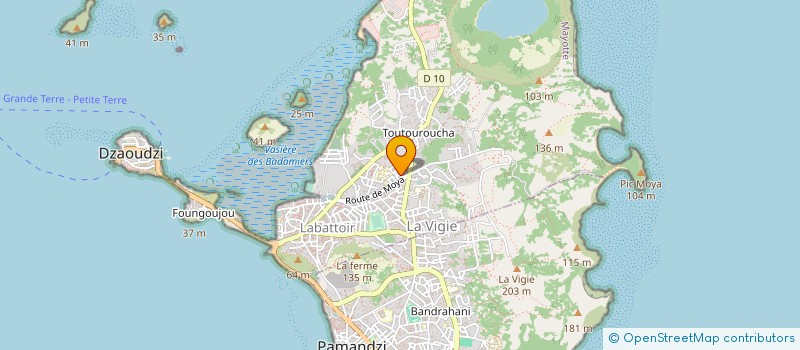 localisation de l'entreprise PLONGEE SERVICES à DZAOUDZI
